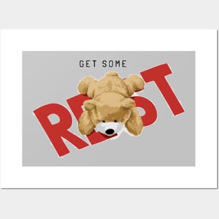 Teddy bear - Get some rest Posters and Art